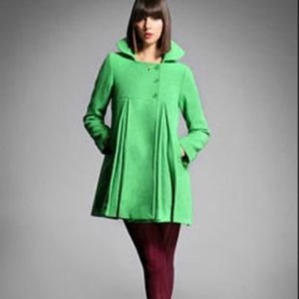 Paul & Joe Sister Green Wool Peacot